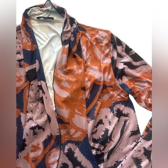 Loveu.Dear Open Front Lace Detail Cardigan - Womens Size Large - Fall Floral - Picture 2 of 5